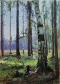 Waldrand 1 klassische Landschaft Ivan Ivanovich Bäume